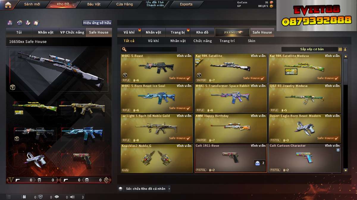 shop acc cf uy tin gia re